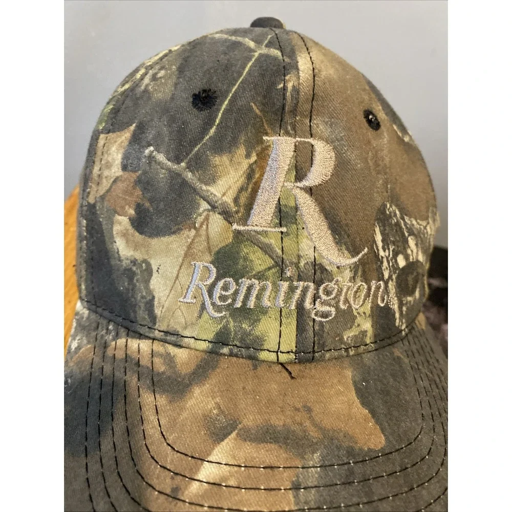 Remmington Hat‎ Youth Adjustable Strap Back Hat Camoflauge Hunting Outdoors